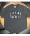 T SHIRT DRAW BLACK MEN ROYAL ENFIELD IN RELIEF