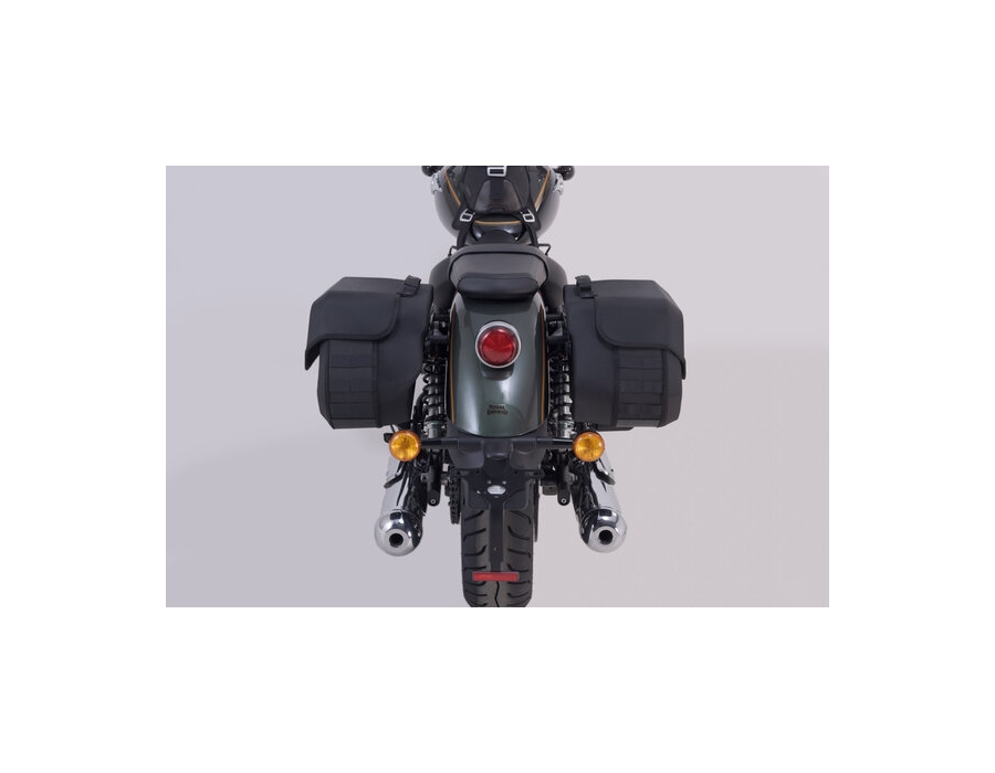 Supports Valises Latérales Royal Enfield Super Meteor 650 – Paire Noire Officielle, Montage Facile