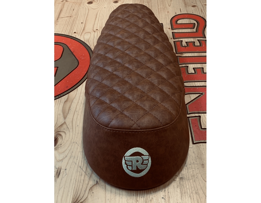 SELLE DIAMANT TWIN 650 BROWN LOGO RE BRODÉ ™