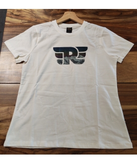T SHIRT REFLECTIVE R BLANC