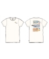 T SHIRT POSTCARDS BLANC