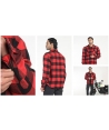 CHEMISE COTON KEVLAR BIG BEAR ROUGE