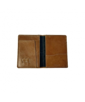 PASSPORT / GREEN CARD CASE - GENUINE LEATHER