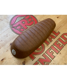SELLE CLASSIC TWIN 650 BROWN LOGO RE BRODÉ ™