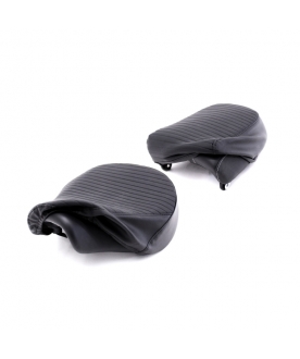 BLACK PLEATED SEAT COVER -...