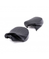BLACK PLEATED SEAT COVER - METEOR 350