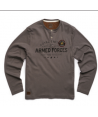 HENLEY sweatshirt Charcoal gray