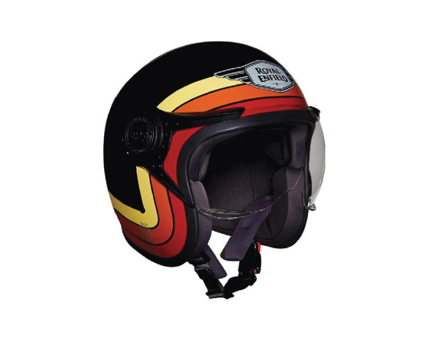 CASQUE ROYAL ENFIELD NOIR BRILLANT