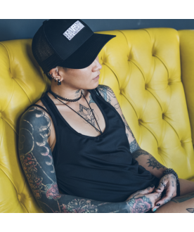BLACK BIKESHED CAP